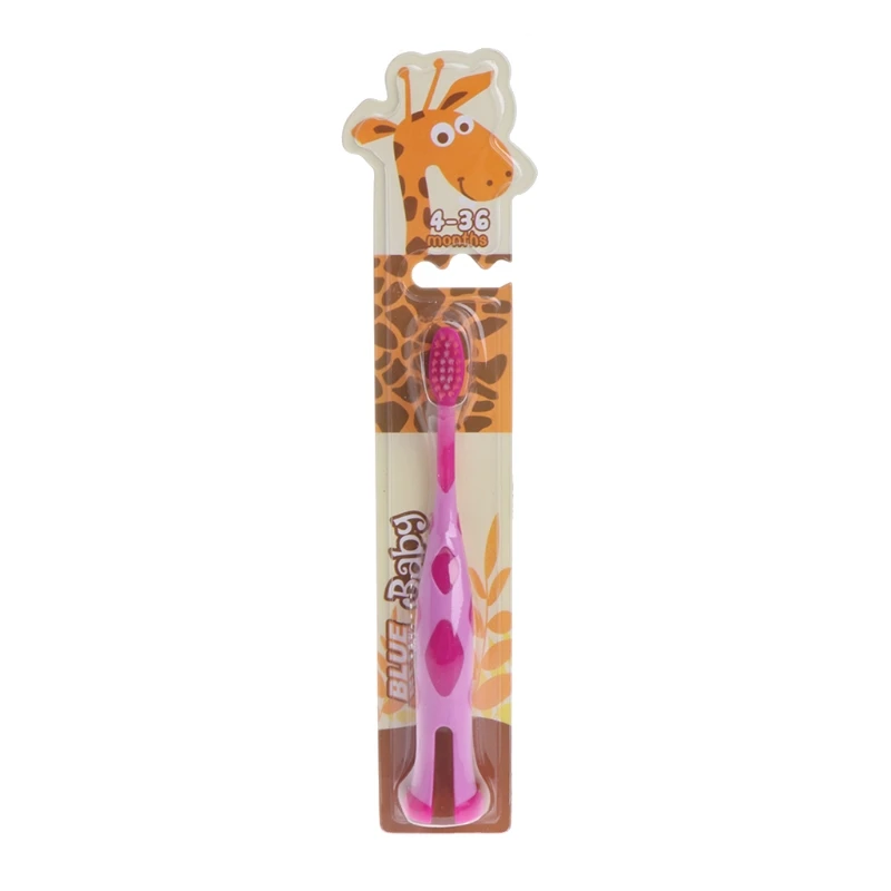 

2 Pcs/Lot Soft Bristle Children Toothbrush Kids Tooth Brush Mouth Clean Teether