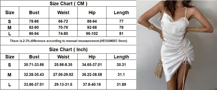 

VS&LLWQ Drawstring Ruched Fashion Sexy Mini Dresses Party Night Club Sleeveless Backless Spaghetti Strap Dresses Summer 2020