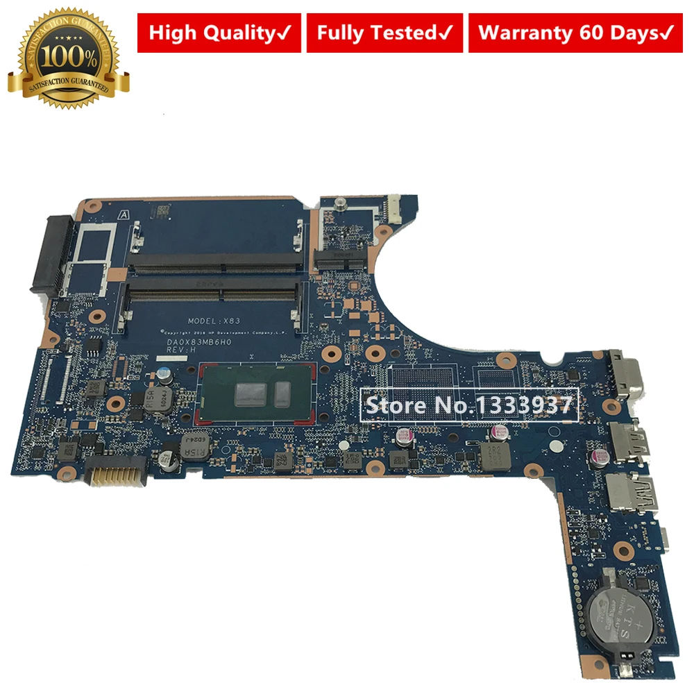 DA0X83MB6H0 X83 материнская плата для ноутбука ProbBook 450 G4 470 3865U SR349 DDR4|Материнские платы| |