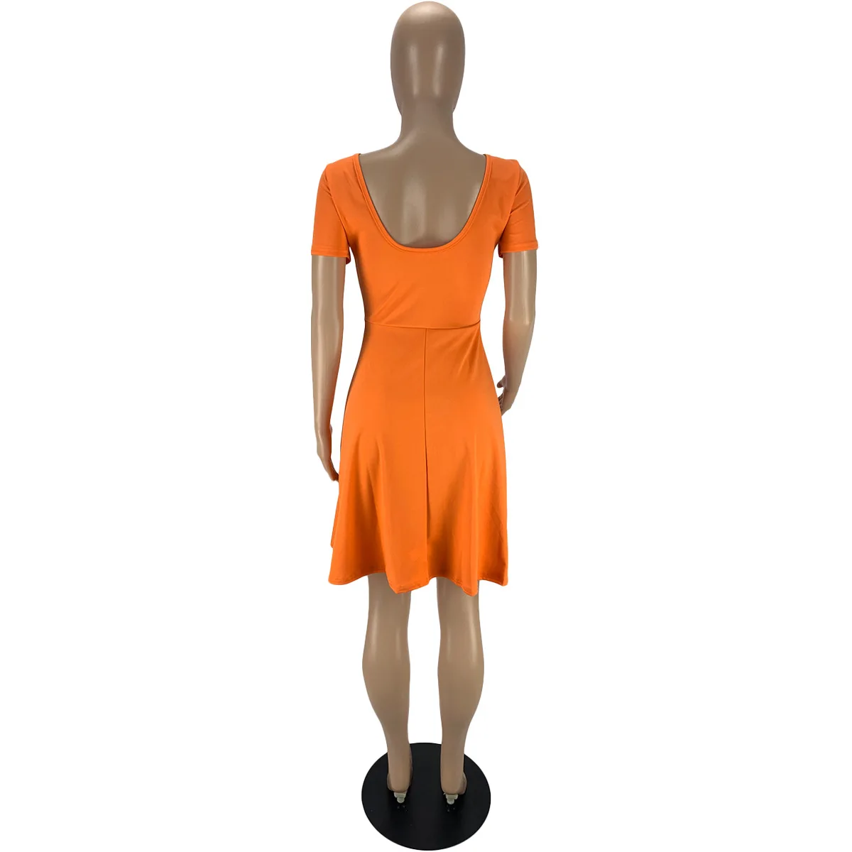

Women's Clothing Summer Sexy Fashion Solid Color A Word Dress