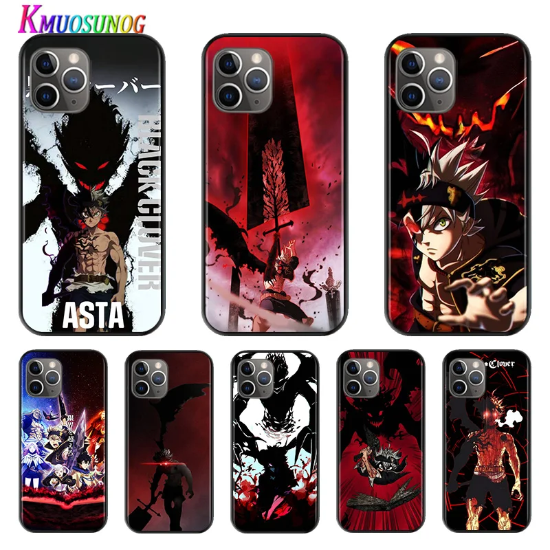 

Anime Black Clover For Apple iPhone 12 11 XS Pro Max Mini XR X 8 7 6 6S Plus 5 SE 2020 Phone Case