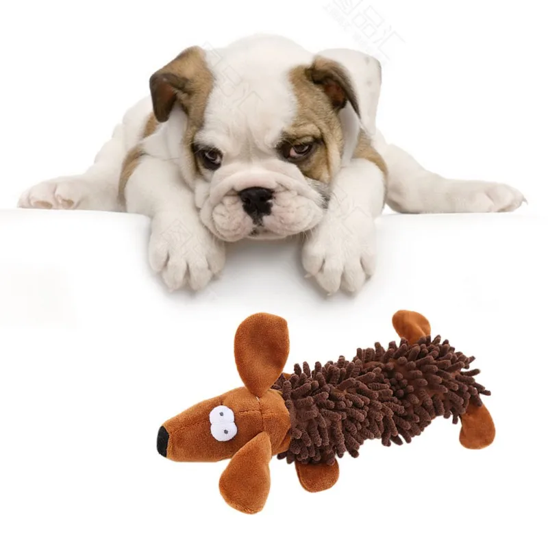 Забавная плюшевая игрушка-пищалка для кошек и собак пищалка щенков игрушка