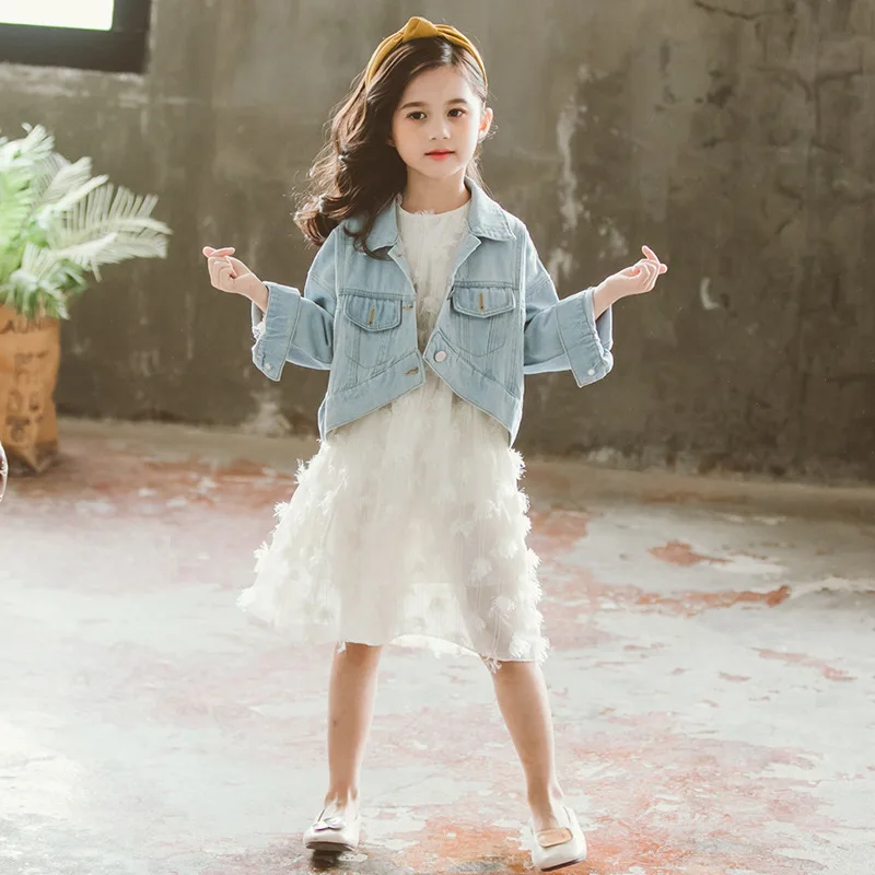 Детские комплекты одежды для маленьких девочек Осенняя детская одежда топ