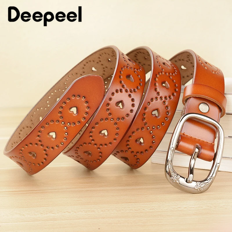 Deepeel 1 шт. 2 8*105 120 см женский модный ремень из яловой кожи с сердечком и пряжкой