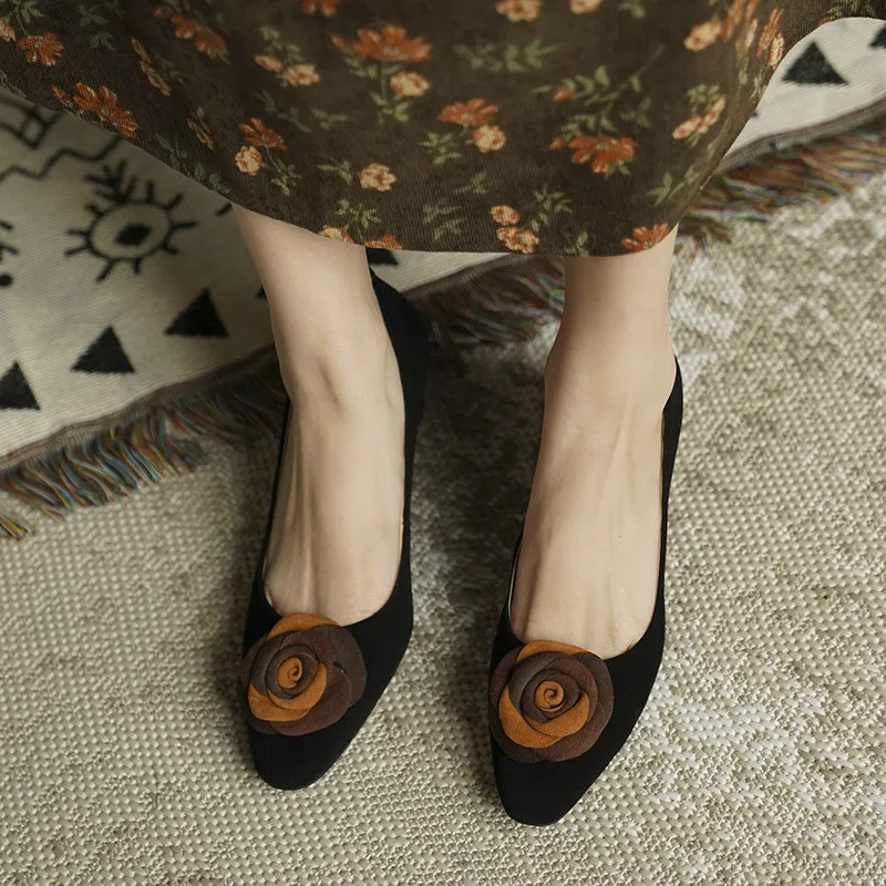 

FEDONAS Shallow High Heels Pumps For Women Suede Leather Classic Design Women Shoes Spring Summer Working Office Ladiew Pumps