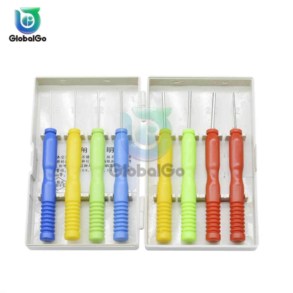 8 шт./лот коробка с полыми иглами из нержавеющей стали корпус электронные