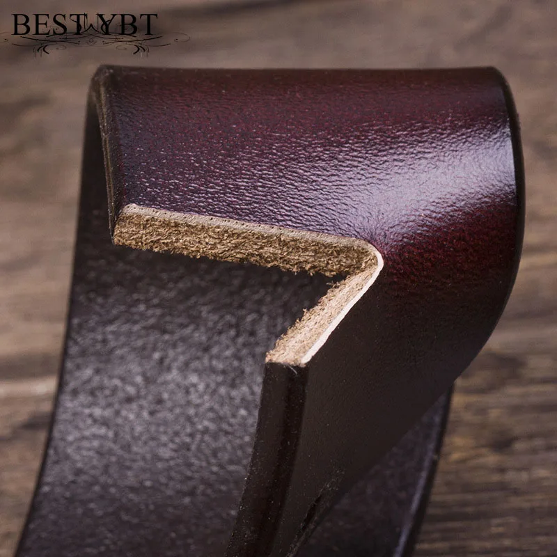 

Best YBT Men Imitation Leather Belt Alloy Pin Buckle Belt Strap Retro Cowboy High Quality Business Belts