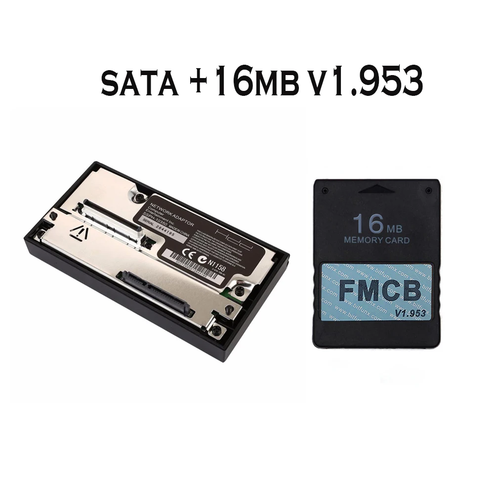 Лидер продаж подходит для игровой консоли PS2 сетевой адаптер Sata V1.953 FMCB карта