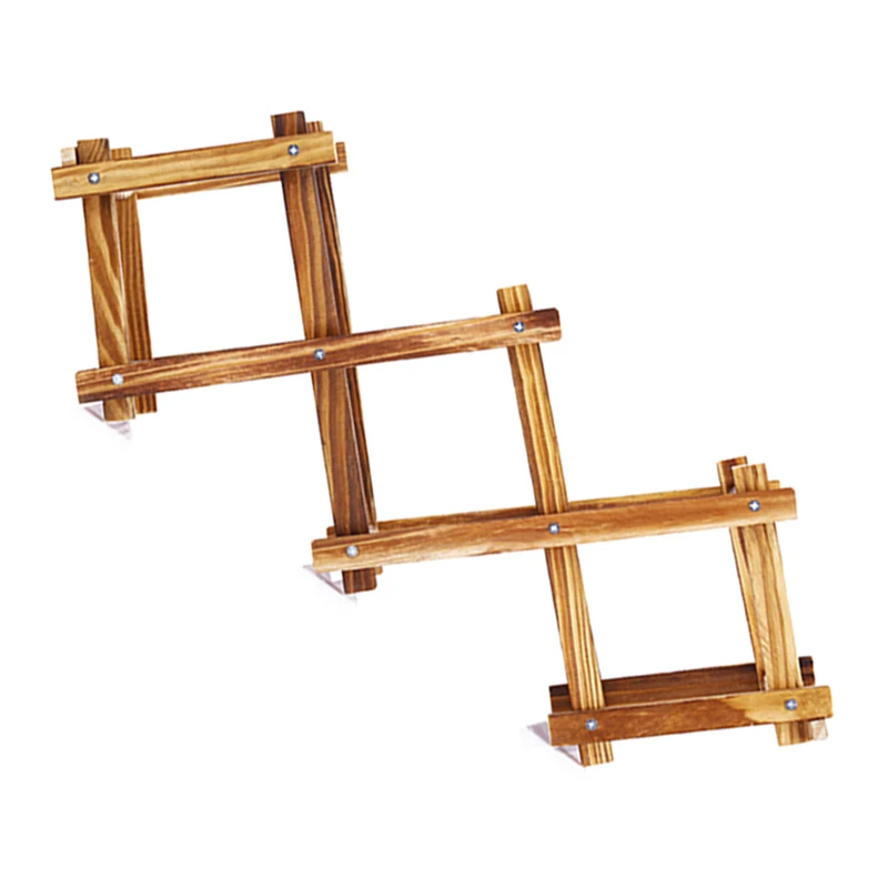 Креативный винный держатель для дома бара пива вина складная деревянная стойка