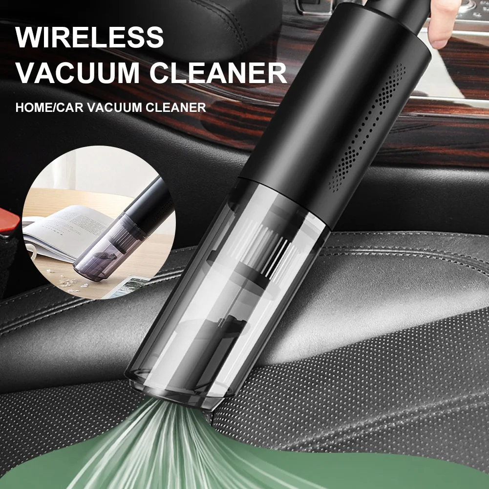

Cordless Car Vacuum Cleaner 120W 6000PA Handheld Car Office Household Multi-Purpose Powerful Suction Mini Vacuum Rechargeable