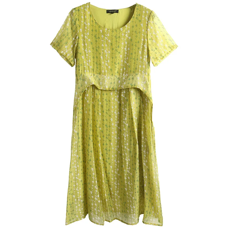 Летнее платье женское пляжное вечернее с цветочным принтом Длинные платья