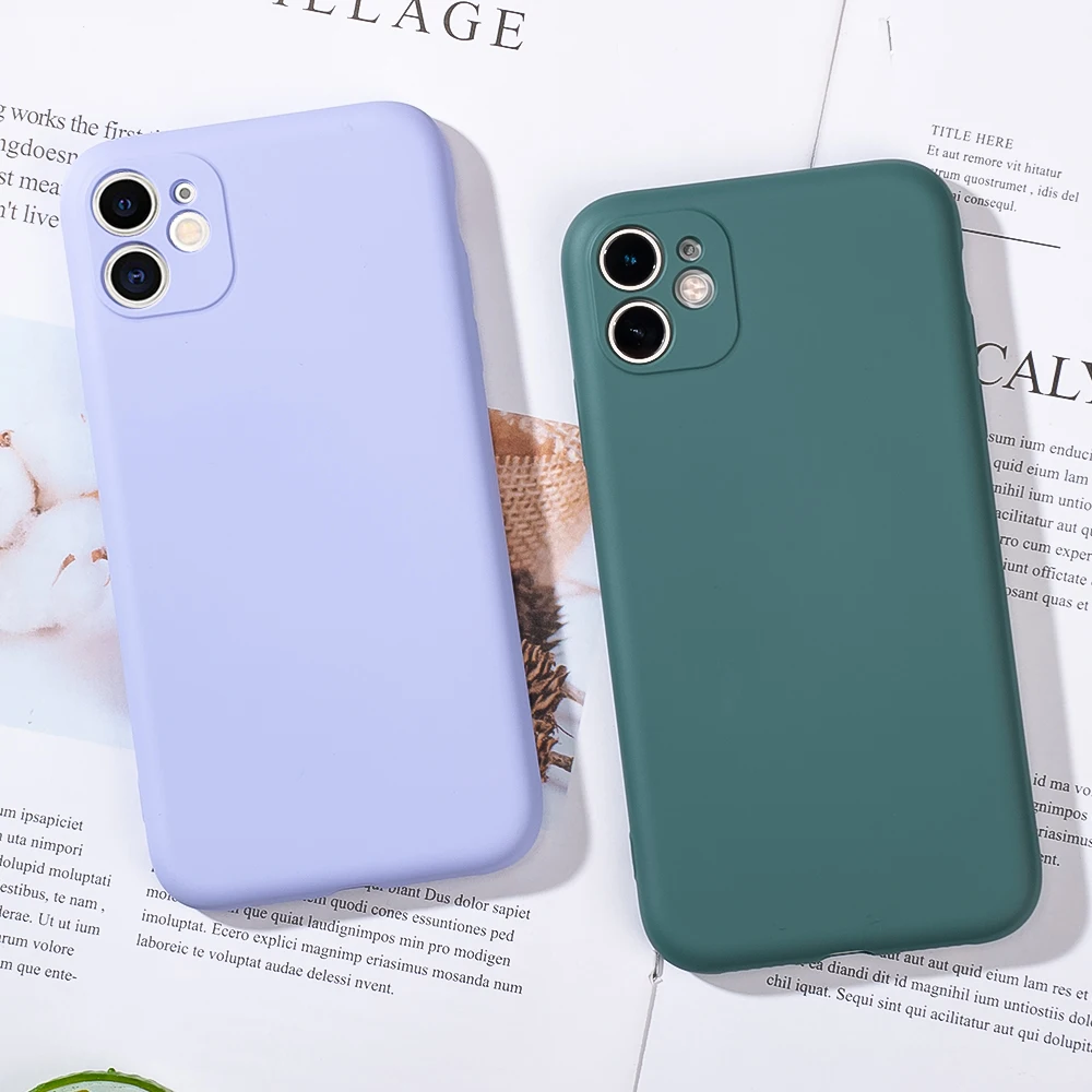 Мягкий жидкий силиконовый чехол для телефона iPhone 11 Pro Max ультратонкие чехлы 2019