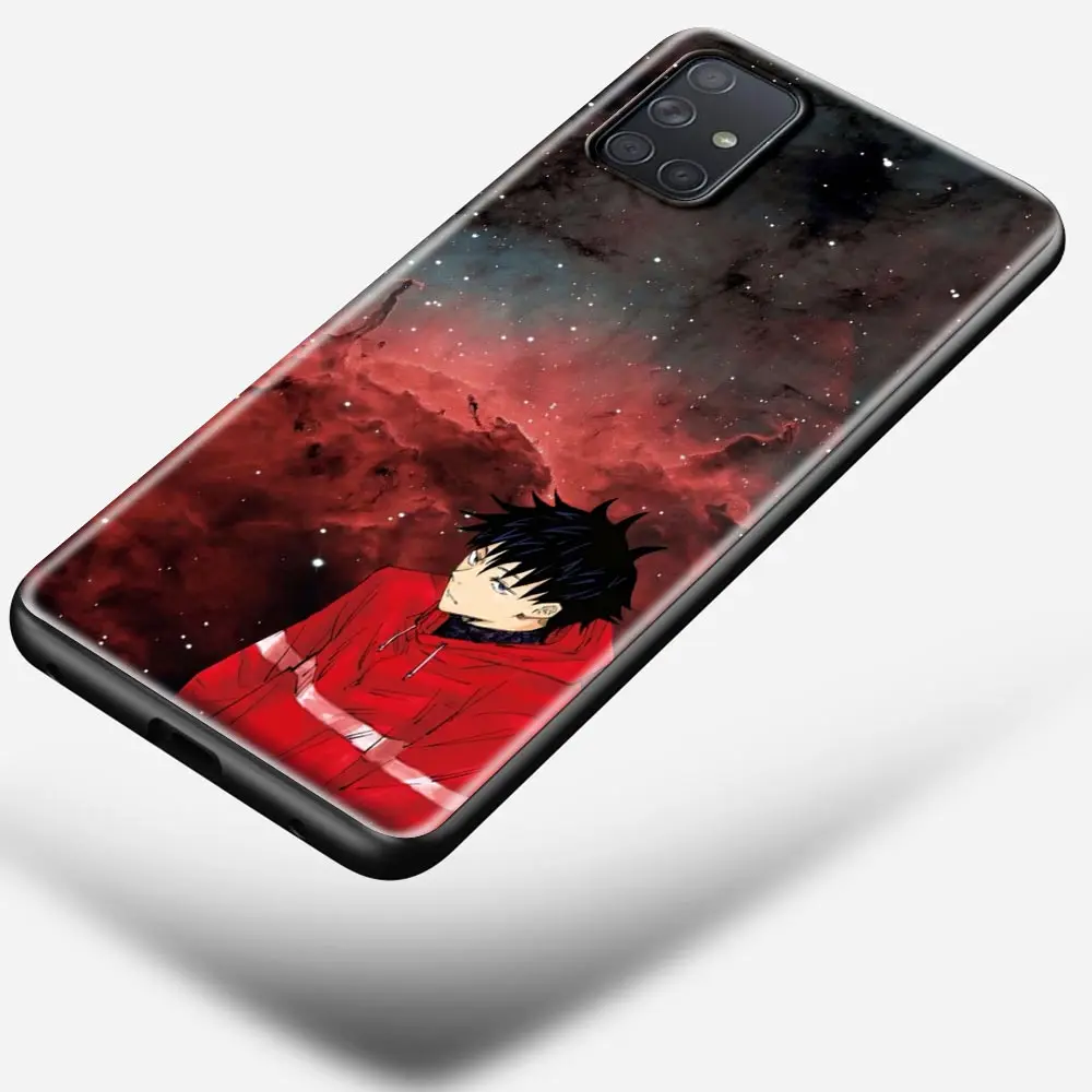 

Phone Case For Samsung Galaxy A21s A50 A51 A70 A71 A10 A20 A30 A40 A11 A31 Soft Black Shell Cover jujutsu kaisen Gojou satoru