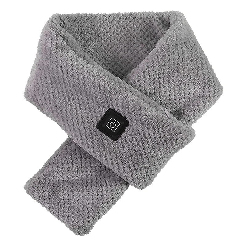 

USB Charging Heated Neck Scarf Neck Heating Pad Winter Cold Protection Or Warm Heating Scarf For Men Women