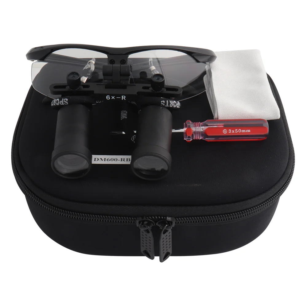 Бинокулярная Стоматологическая хирургическая Лупа с высоким увеличением 4x 6x 8x