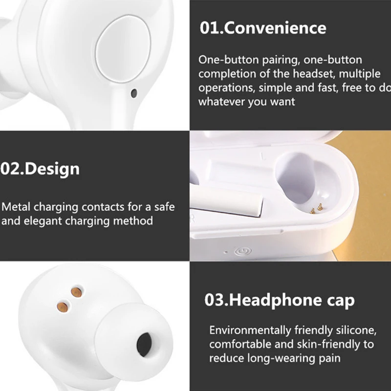 Беспроводные наушники с магнитной зарядкой и Bluetooth легкая смарт гарнитура