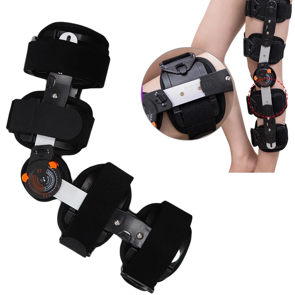 Кронштейн для фиксации коленного сустава поддержка ортоза регулируемая защита