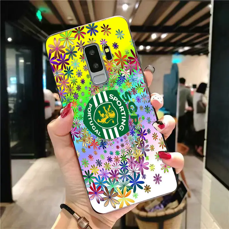 Yinuoda чехол для телефона спорта Clube Portugal FC samsung Galaxy Shell S6 S7 Edge черный мягкий