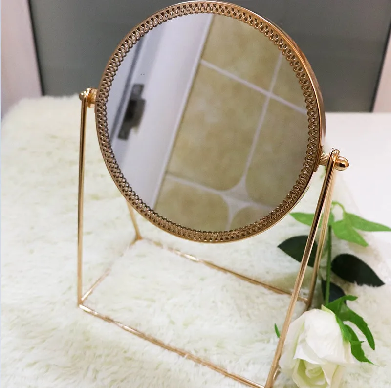 Зеркало для макияжа настольное зеркало принцессы одностороннее большого