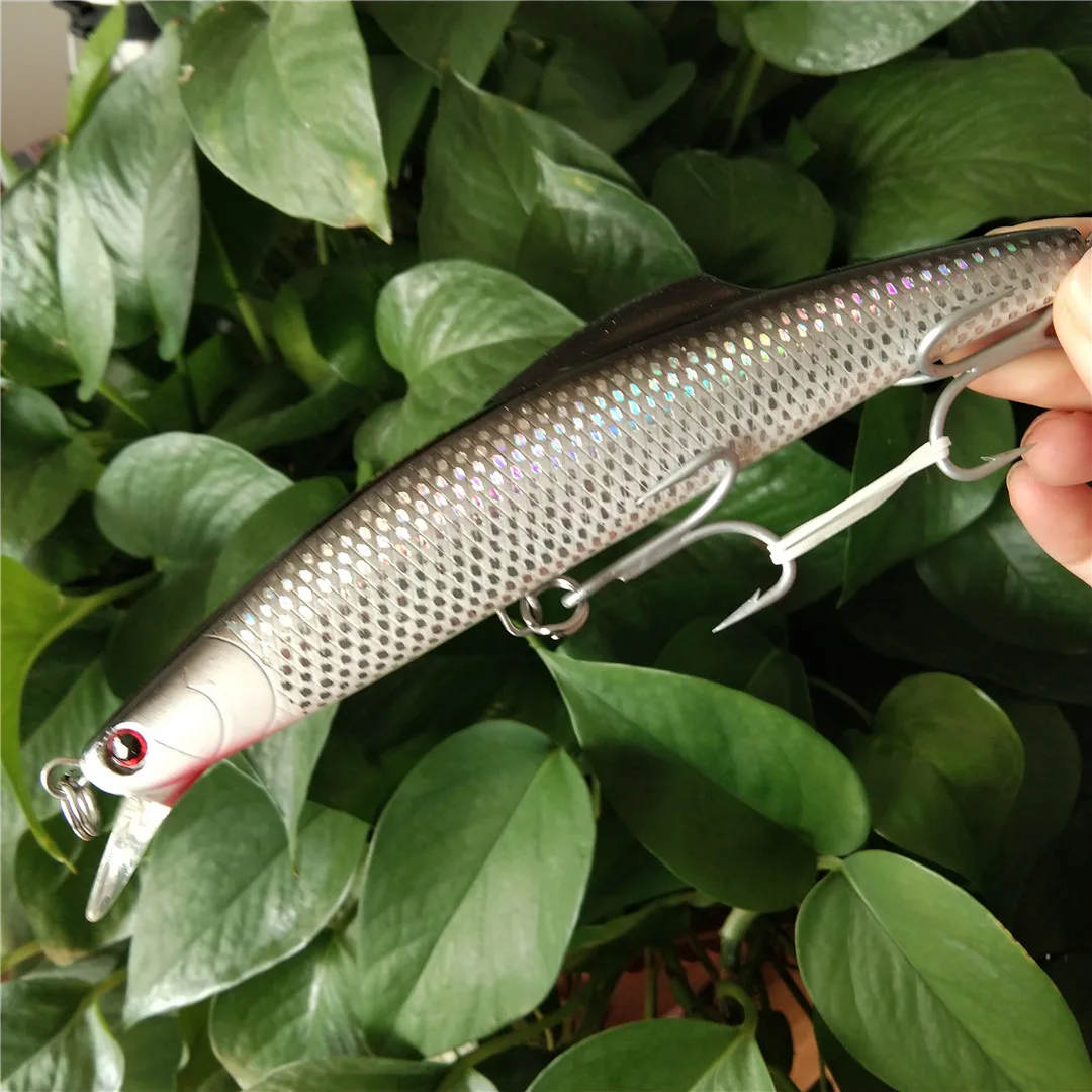 

NOEBY 5pcs160mm 60g Hard Minnow Lure Sinking 0-2m Isca Artificial Pesca Swimbait Wobblers Leurre Souple