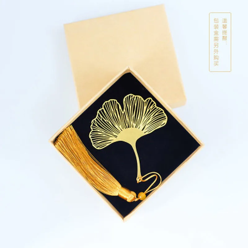 1 шт. Винтаж металлическая закладка для книги Китайский Стиль жилок листа из