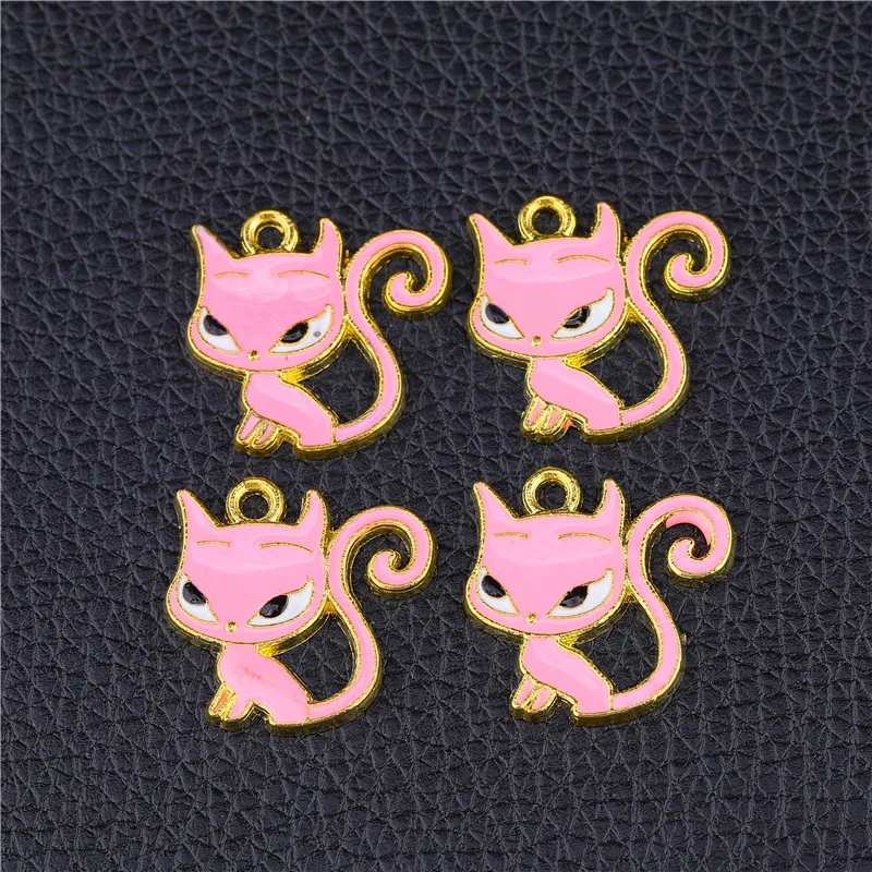 As Photo 15 Pieces Juya DIY 15 шт./лот оптовые ювелирные изделия поставки эмаль животных беспроводной мини-маршрутизатор подвески для женщин детские ювелирные изделия изготовление - Окраска металла: As Photo 15 Pieces