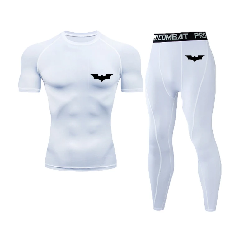 

Boxing Sports Mens Set Rashguard MMA Jiu Jitsu Print Superhero Suits Gyms Fitness Running Jogging Training Boxing Jerses Sets