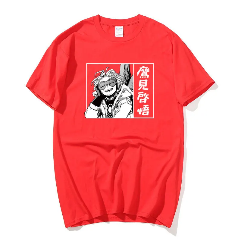 Футболка мужская с японским аниме Моя геройская Академия повседневная тенниска