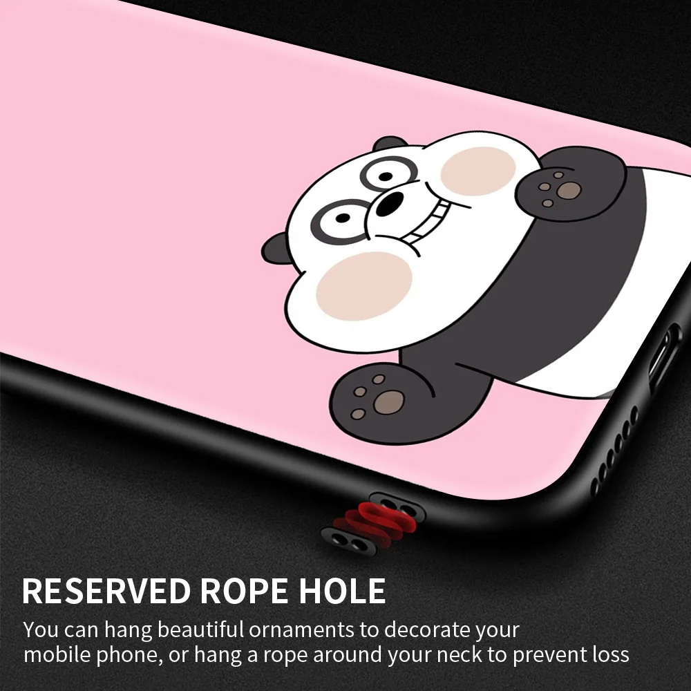 

Cartoon Panda Silicone Phone Case For Samsung Galaxy A51 A71 A21s A31 A41 A11 A91 A12 A02s A32 A52 A72 Back Cover Coque Fundas