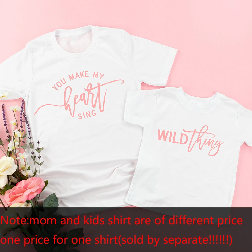 Camisas para mam&aacute; e hija, traje Unisex para mam&aacute; e hija, camisetas para madre e hija, trajes a juego, ropa Unisex-4