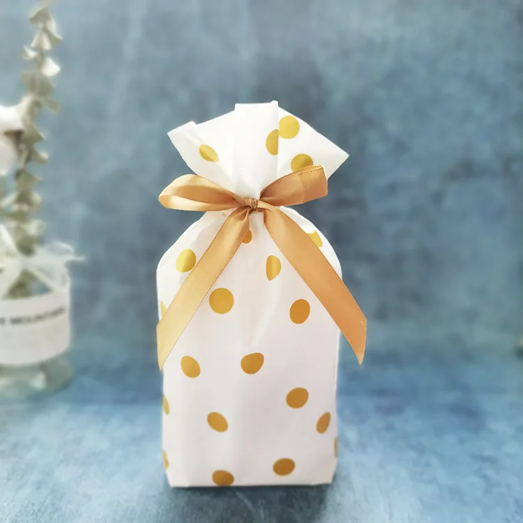 Christmas bag-9 50 шт/100 шт Рождественский подарок мешок украшение праздника мешок конфеты печенье закуски мешок для упаковки еды Шнурок Пакет карман - Цвет: Christmas bag-9