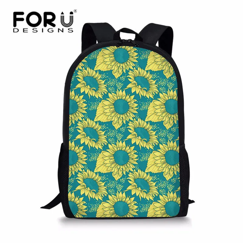 L5264C FORUDESIGNS/Комплект детских школьных сумок для девочек, школьный детский школьный рюкзак с подсолнухом, школьный рюкзак, комплект Mochila Infantil - Цвет: L5264C