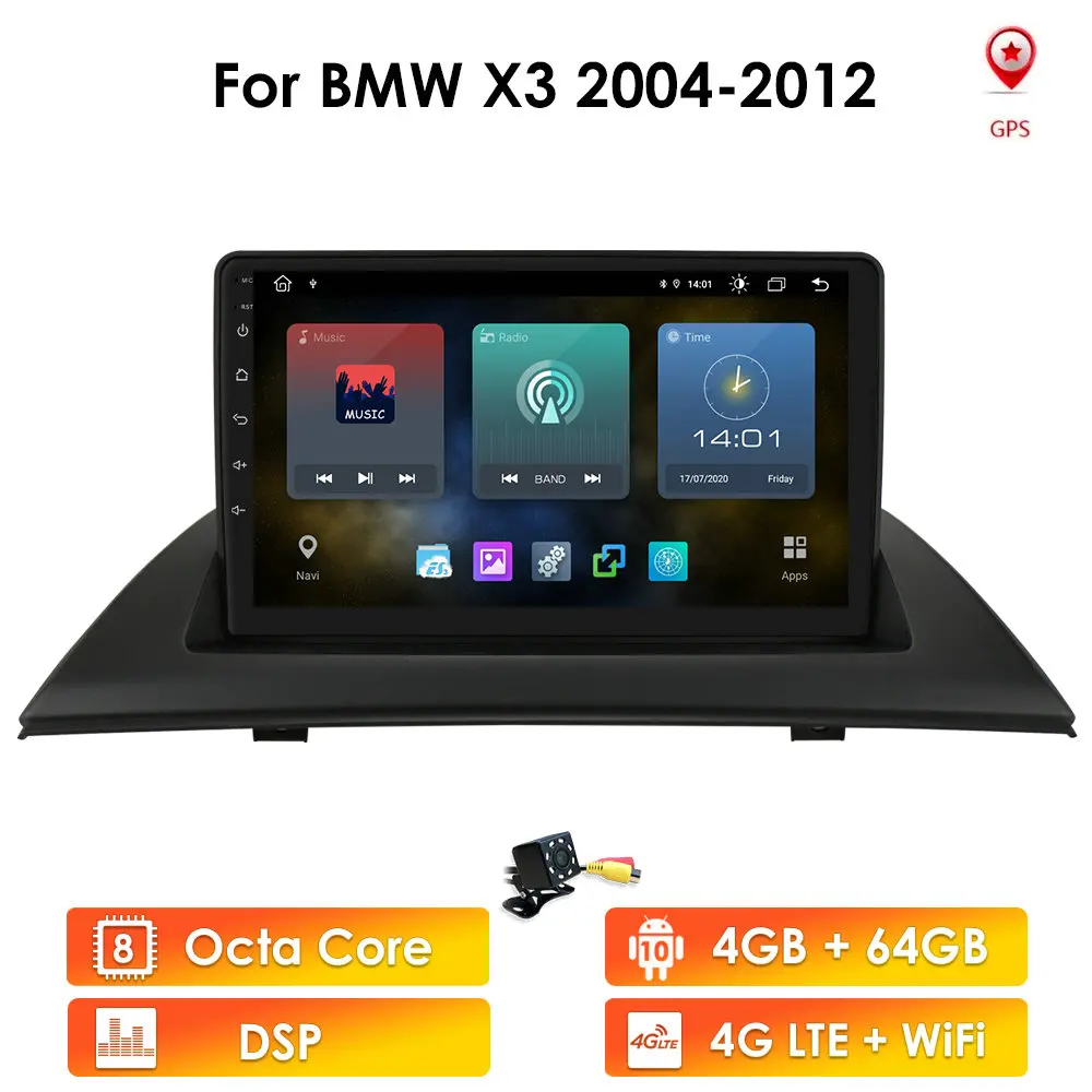 Автомобильный мультимедийный проигрыватель для BMW видеоплеер на платформе Android 10