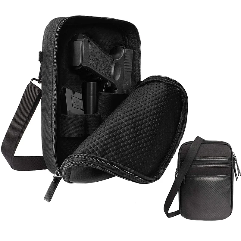

Tactical Concealed Gun Pouch Handgun Pistol Holster EDC Waist Bag Shoulder Bag Magazine Pouch Outdoor Flashlight Phone Tool Case