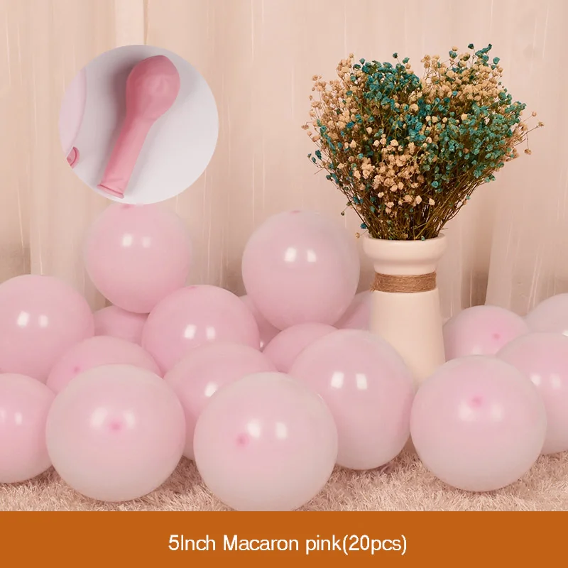 Macaron Pink DIY прозрачный латексный шар в коробке, детские блоки любви для мальчиков и девочек, украшение для свадьбы, дня рождения, вечеринки - Цвет: Macaron Pink