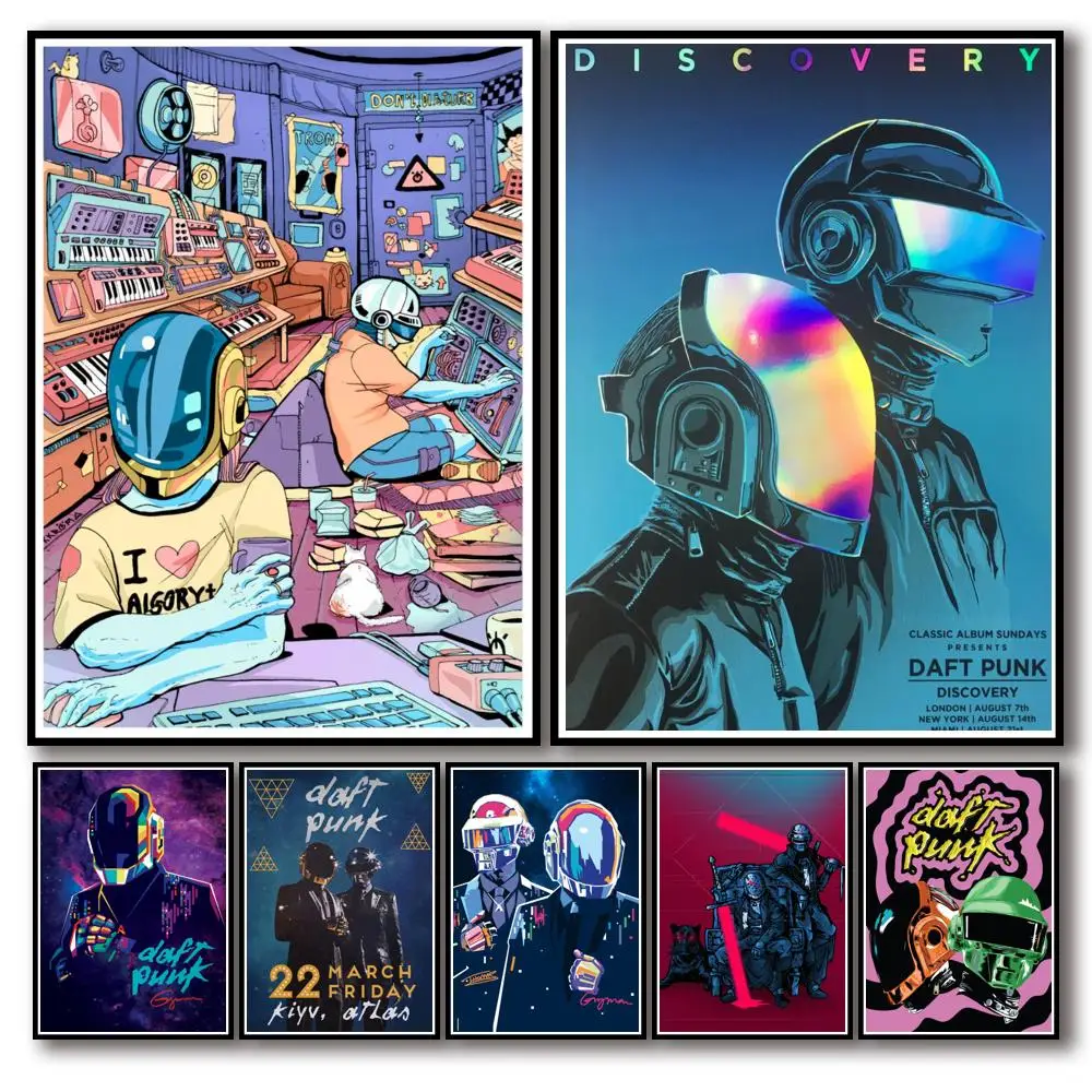 51 конструкции Daft панк официальный документ плакат альтернативные Абстрактная