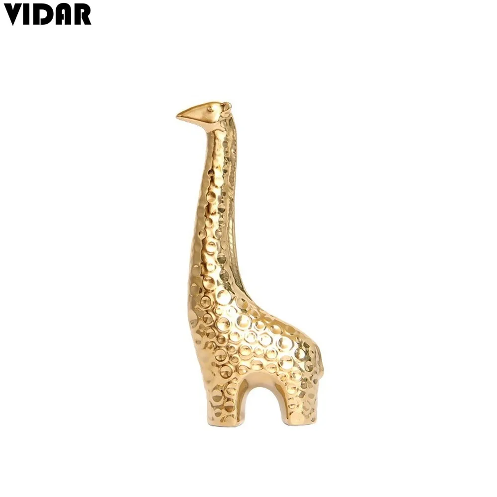 VIDAR скандинавский домашний интерьер золотые милые маленькие животные