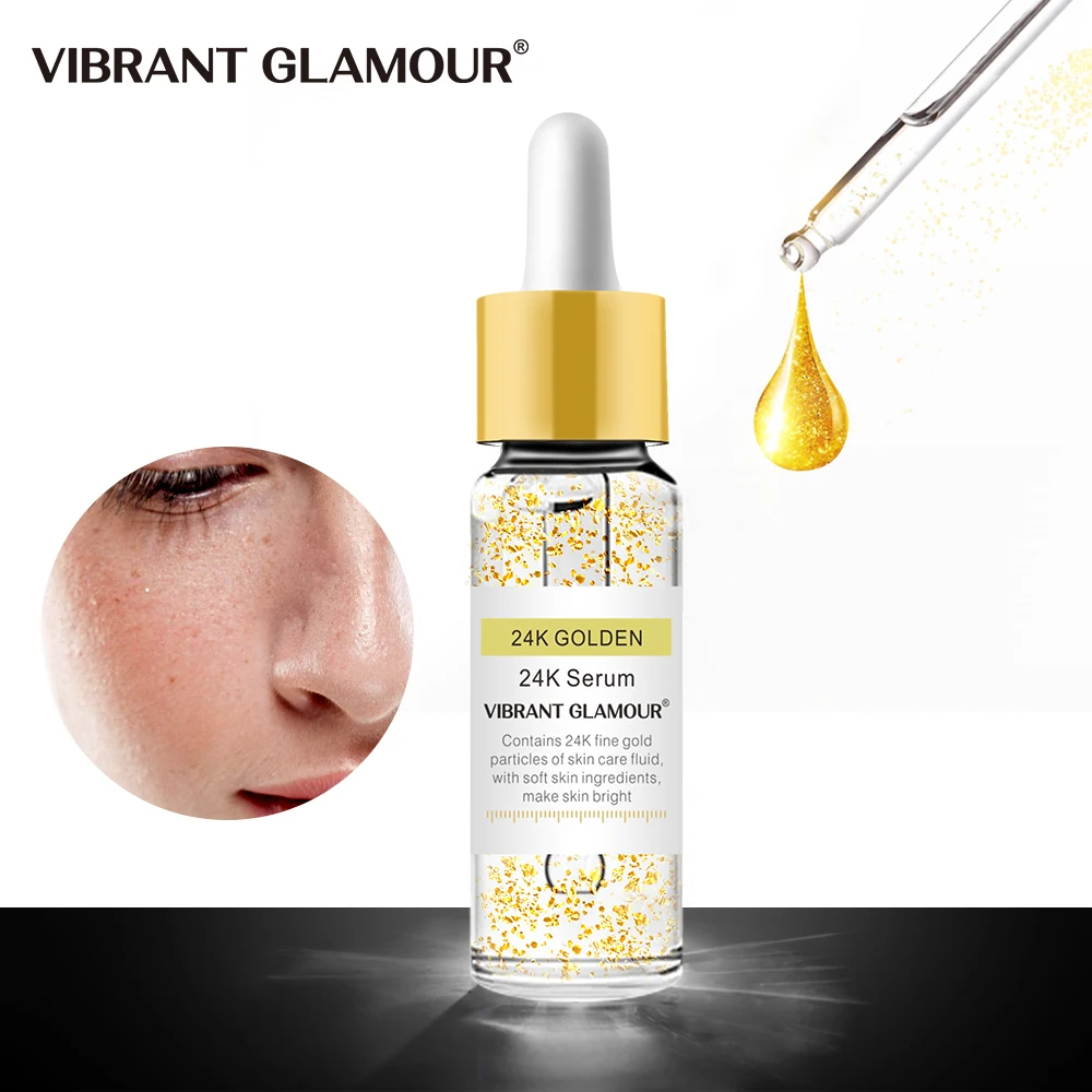 

24k Gold Hyaluronic Acid Face Serum Moisturize Shrink Pores Brighten Essence Whitening Day Creams Anti Aging Anti Wrinkle Care