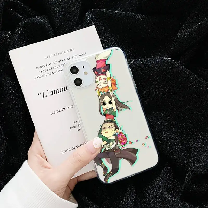 

Hunter X hunter Anime Phone Case Transparent soft For iphone 5 5s 5c se 6 6s 7 8 11 12 plus mini x xs xr pro max
