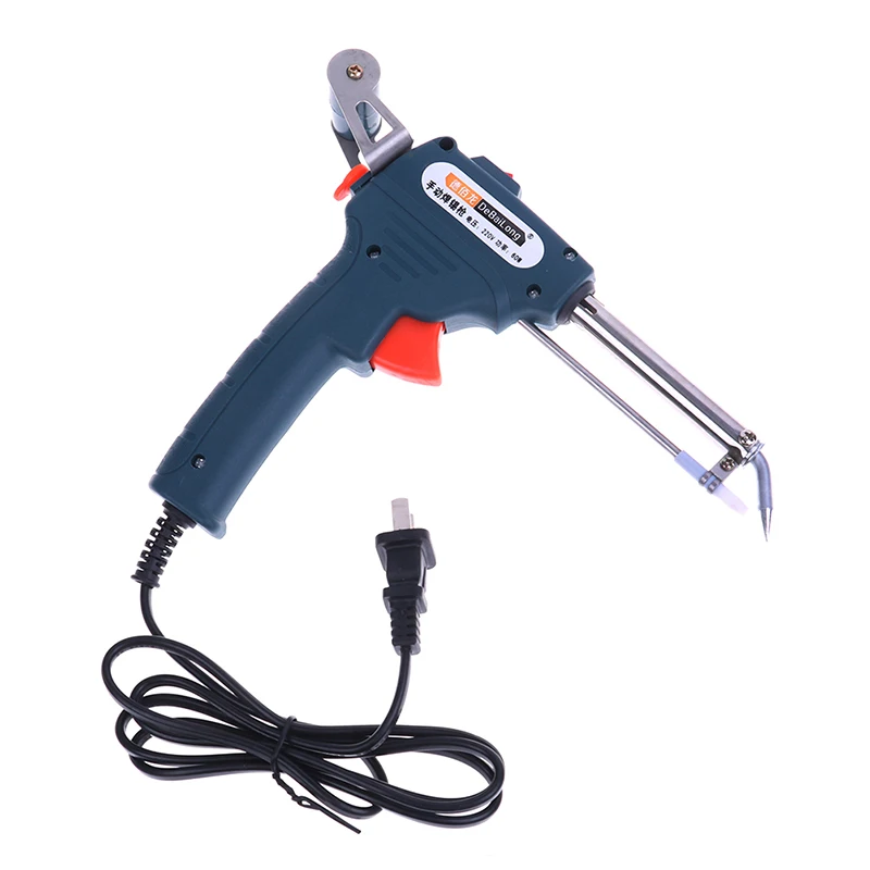 

60w Electric Soldering Iron Kit Manual Send Tin Gun Soldering Iron Set Desoldering Pump Tweezers Solder Wire Welding Repair Tool