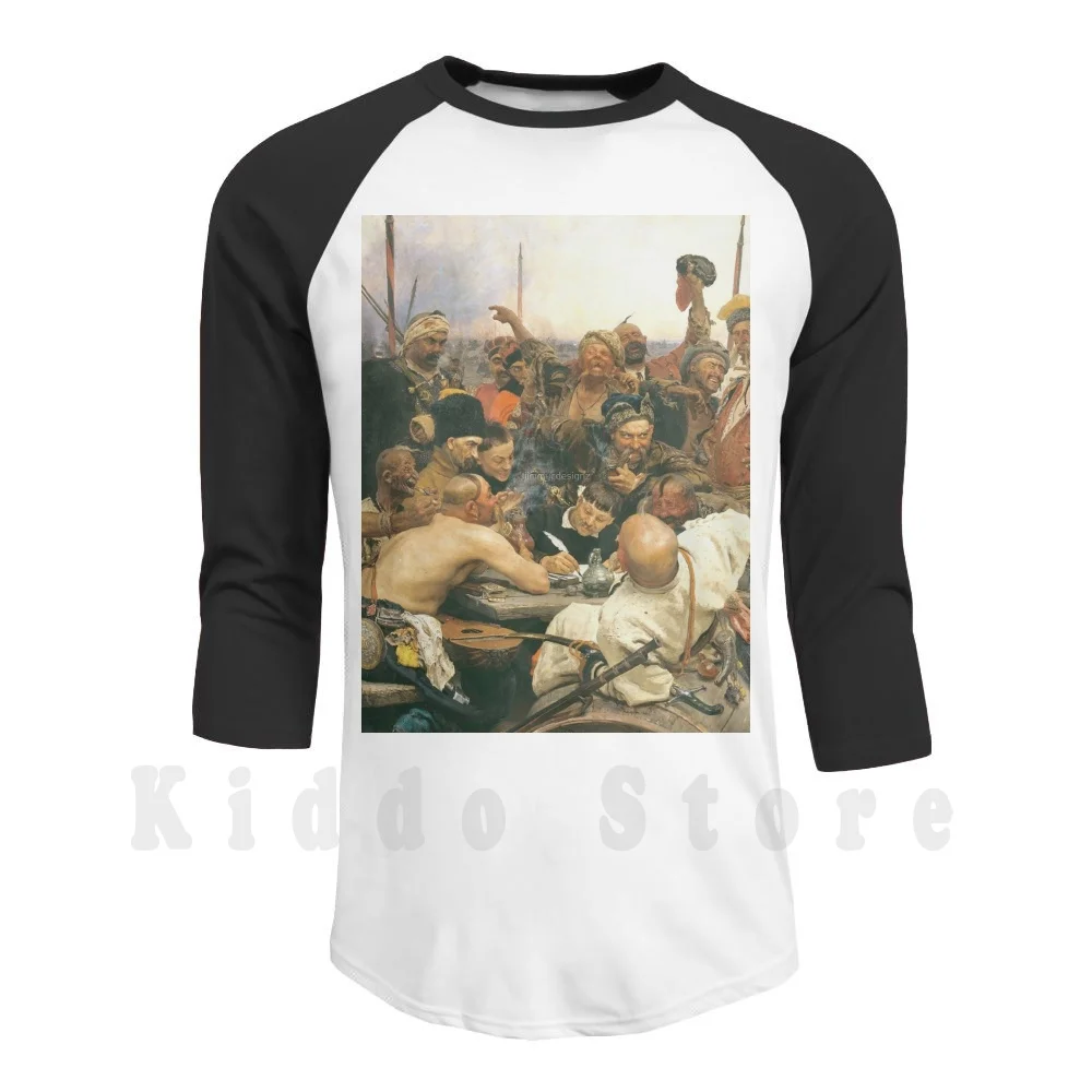 Ilya Repin Reply Of The Zaporozhian Cossacks Толстовки с длинным рукавом Russia Russian Vintage