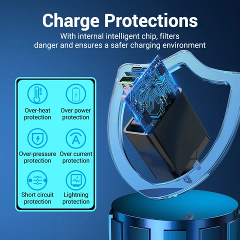 Быстрое зарядное устройство Vention 20 Вт USB Type-C PD для iPhone 17 16 15, быстрая зарядка QC 3.0, зарядка для мобильных телефонов, вилки EU UK CN