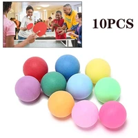 10pcs colored ping pong balls 40mm 2 4g entertainment table tennis balls mixed colors for lottery game and activity new