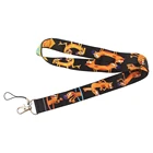 Шнурок CB1051 для ключей, с мультяшными животными, ID мобильный телефон