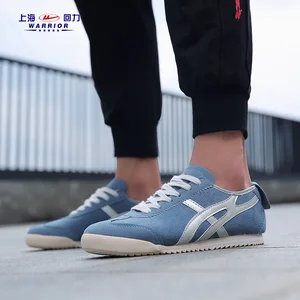 TOP Running Shoes New Autumn Genuine Leather Suede Casual White Flat Non-Slip Breathable Sweat Light