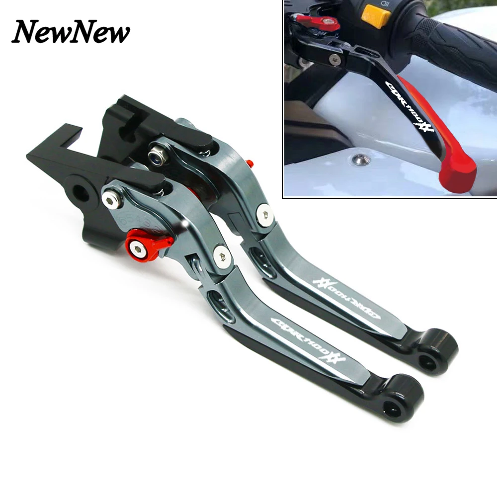 

Motorcycle Adjustable Extendable CNC Folding Brake Clutch Lever Handle Grip For HONDA CBR 1100XX CBR1100XX CBR 1100 XX 1997-2007