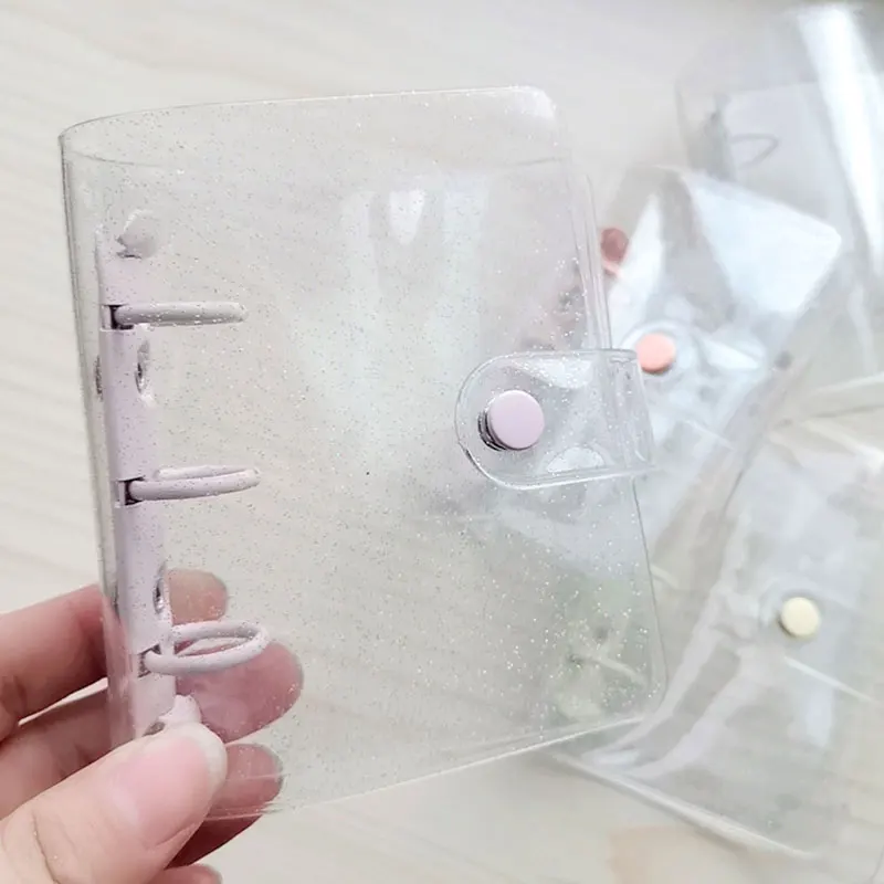 

Hot Sold Binder Binder Cover Photo Organizer Photo Album Cover Loose-leaf Shell Mini Pocket Notebook Cover School Stationery