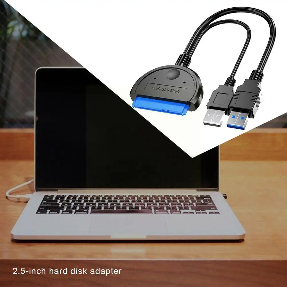 

Адаптер Usb к Sata, адаптер Usb 3,0, кабель Sata для жесткого диска, Hdd, Ssd, двойной или Sata, поддержка Usb-кабеля, 2,5 дюйма, 3,5, стер T5u9