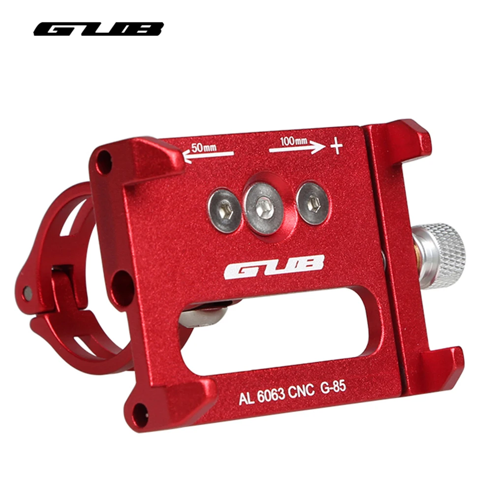 gub bicycle phone holder aluminum alloy quick lock anti shake anti loosening electric scooter motorcycle universal smartphone free global shipping