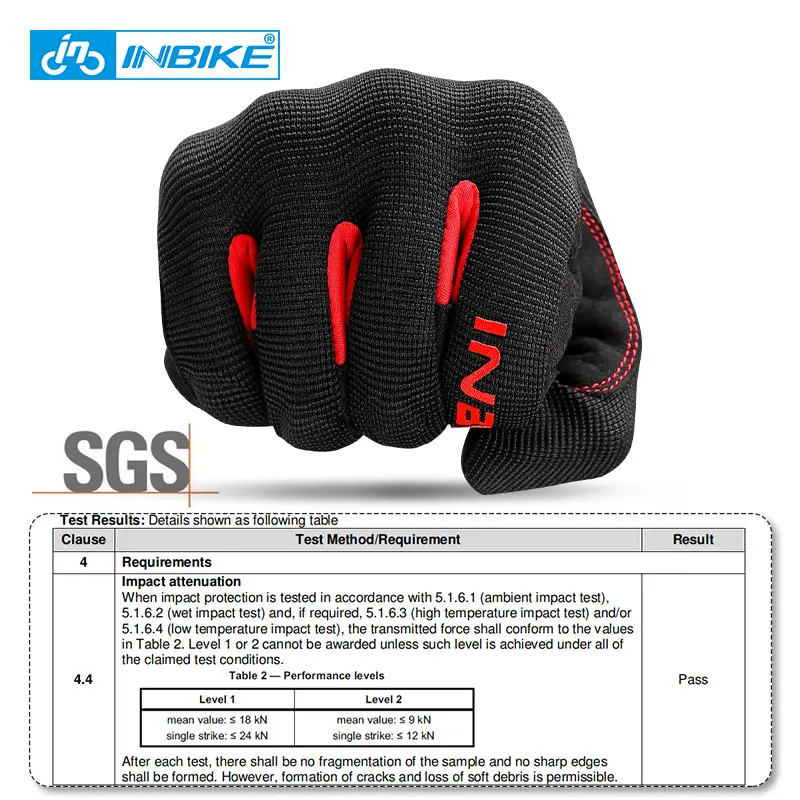 INBIKE противоударные велосипедные перчатки дышащие MTB для езды на велосипеде